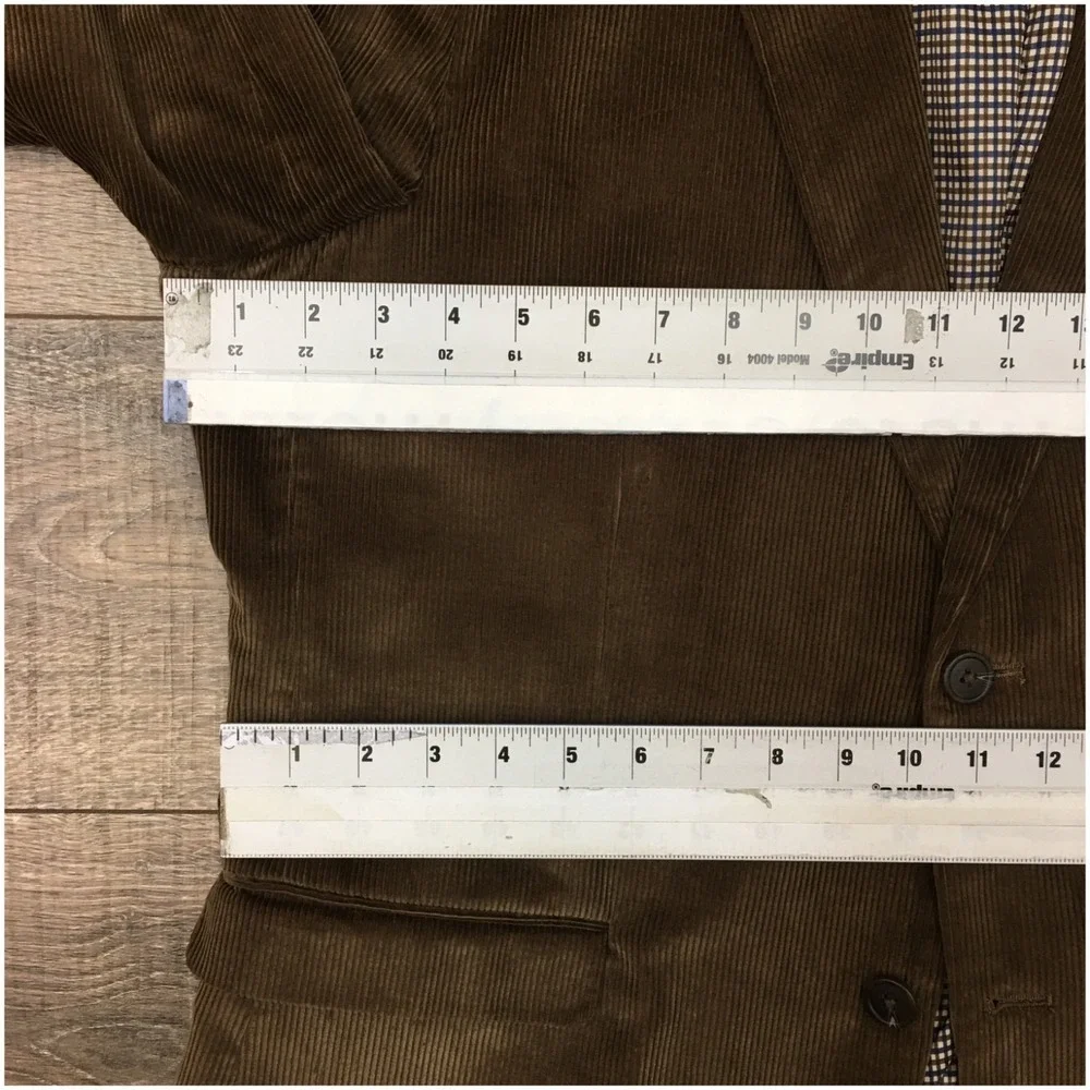 SADDLEBRED Mens Corduroy‎ Blazer Sport Coat Casual Jacket Size 42L Classic Suit
